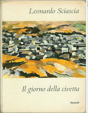 copertina della prima edizione de Il giorno della civetta di Leonardo Sciascia