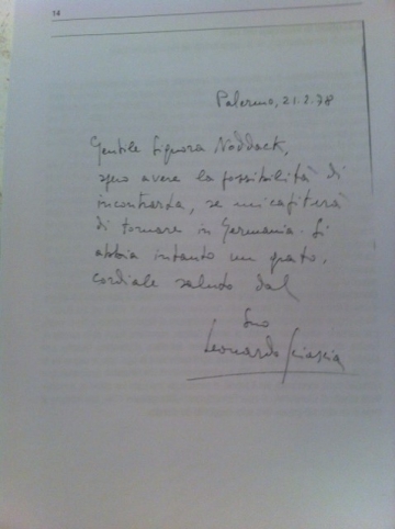 “Uno strappo nel cielo di carta”: il rapporto tra Leonardo Sciascia e Lea Ritter Santini