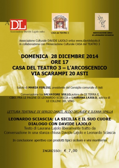 Reading - Leonardo Sciascia: la Sicilia, il suo cuore