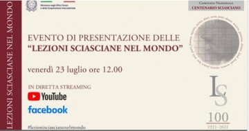 Lezioni sciasciane nel mondo: il 23 luglio la presentazione