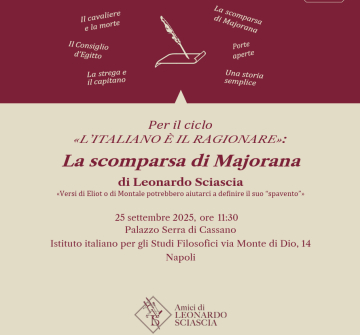 L'ITALIANO E' IL RAGIONARE: A SETTEMBRE IL PROSSIMO APPUNTAMENTO